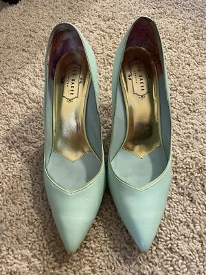 Zapatos de salón Ted Baker Thaya de cuero verde menta talla 39 Foto 1 de 4