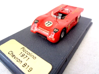 Piccolino 1971 Chevron B19 White Metal Car Kit 1/87 Factory Built 1/76 Rare — 第 1/4 张图片