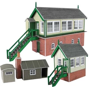 Metcalfe N PN133, Signal Box set, ready made . Optional lighting - Picture 1 of 2