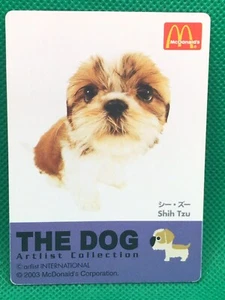 THE DOG Shih Tzu artist collection card McDonald's collab 2003 rare F/S - Picture 1 of 6