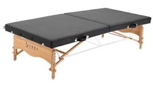  Low-Level Massage Table, Black 