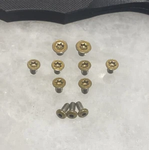 Transluzente Gold Bronze Edelstahl Torx Schrauben für Spyderco Yojimbo 2 G10 Messer - Bild 1 von 7