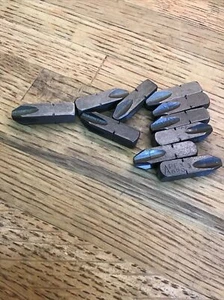 Lot Of 10 Apex & Other Brands 820-3 Phillips 1/4" Square - #3 Insert Bits - Picture 1 of 2