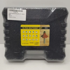 15-teiliges Set Router-Bits 1/4 Zoll Schaft. Holzbearbeitung Nut Schneiden Fräser Bits (Neu) - Bild 1 von 8