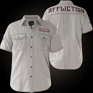 AFFLICTION Hemd Tribbett Grau Hemden - Bild 1 von 7