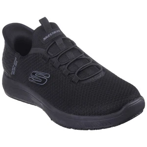 Skechers Hombre Summits Colsin Deslizante Zapatillas Memoria Foam Cómodo Trabajo - Imagen 1 de 3
