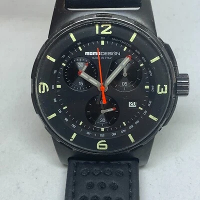 VINTAGE MOMO DESIGN CHRONOGRAPH  QUARTZ  REF MD-064 42 MM - image 1 of 4