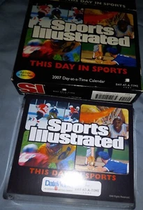 This Day In Sports Sports Illustrated 2007 Time Calendar Vintage - Picture 1 of 2