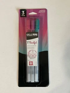 Sakura Gelly Roll Mindful Bold 3 Pens Lavender/Pink/Green # 50354 NIB! - Picture 1 of 2