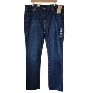 Levi's 511 Slim Fit Stretch Sits Below Waist Blue Jeans Men's 42x34 Big & Tall - Picture 1 of 10