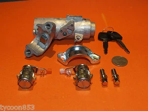 IGNITION BARREL / STEERING LOCK HOUSING & 2 DOORS SUIT TOYOTA HILUX 4RUNNER  - Picture 1 of 4