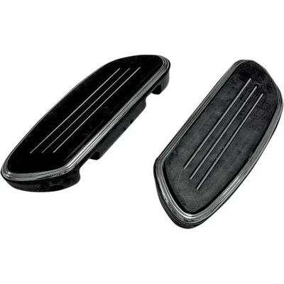 Drag Specialties 1621-0350 Streamline Passenger Floorboards - Black - Image 1 of 3