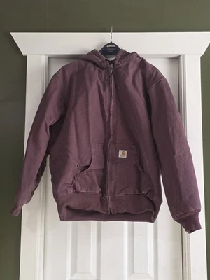 Carhartt 女式夹克紫色/薰衣草或梅子 RN #14806 XL 码常规 — 第 1/4 张图片
