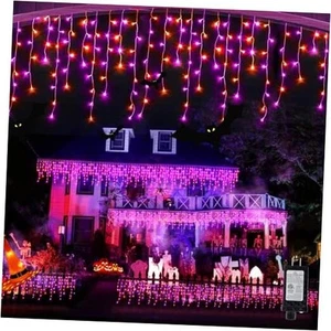 65 FT 640 LED Halloween Lights Outdoor Decorations Clear Wire String Lights - Picture 1 of 7