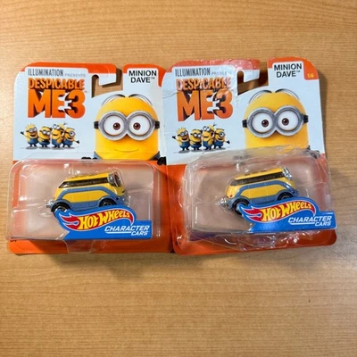 Hot Wheels Character Car – Minion Dave (Despicable Me 3) Bundle (1 Damaged Box) - Image 1 of 4