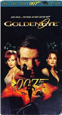 007 GOLDENEYE- Pierce Brosnan/Izabell Scorupco/Sean Bean- James Bond VHS VG+ EST - Image 1 of 2