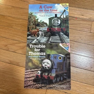 Set Of 2: VINTAGE 1989 & 1992 THOMAS THE TANK ENGINE Books By Rev. W. Awdry - Picture 1 of 2