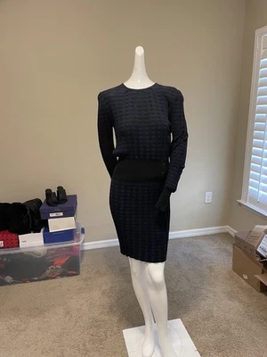 Vestido Suéter Marc By Marc Jacobs Ligero Algodón A Cuadros Manga Larga NUEVO SIN ETIQUETAS M  Foto 1 de 4