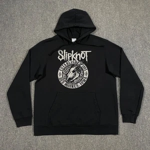 Sudadera con Capucha Spliknot Goat Flames Adulto Grande Negra Iowa Metal Rock Band - Imagen 1 de 15