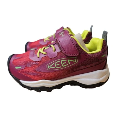 KEEN Wanduro Speed Toddler Sneakers - Size 9, Beaujolais/Summer Green - Image 1 of 4