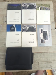 2019 LEXUS IS 350 300 IS350 IS300 AWD OWNERS MANUAL SET + NAVI BK Free Shipping  - Bild 1 von 8