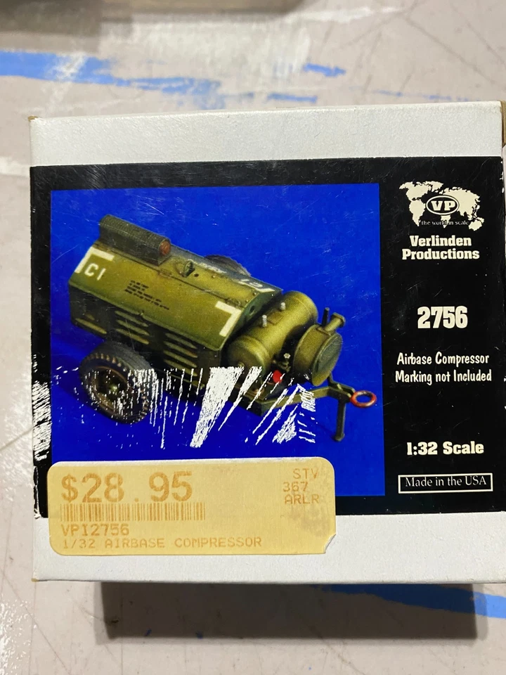 Verlinden Productions 1/32 Airbase Compressor (Marking not Included) - Image 1 of 1