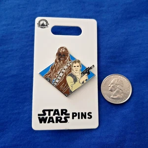 2024 Disney Parks Star Wars Han Solo & Chewbacca Spotlight Open Edition OE Pin - Picture 1 of 2