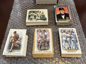 Set squadra completo Topps 1986 1987 1988 1989 1990: San Francisco Giants - Clark - Foto 1 di 17