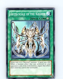 Yu-Gi-Oh Abyss-Scale Of The Kraken ABYR-EN056 1st Edition Common Card NM - Picture 1 of 2