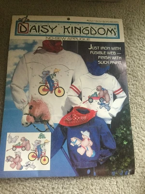 Osos de peluche Daisy Kingdom sin costuras #6327 niños ocupados/osos 1991 nuevos en paquete Foto 1 de 4