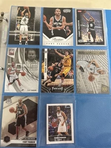 Tony Parker Card Lot 8 | Spurs NBA Champion Panini Upper Deck - Picture 1 of 2