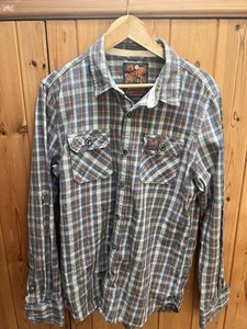 Superdry Men’s Shirt Uk Size XL Lumberjack Twill Button Down - Picture 1 of 7