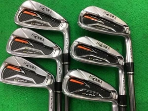 HONMA TOUR WORLD TW747P Iron Set Flex R 6 Pieces VIZARD for 747 50 RH #20 - Picture 1 of 6