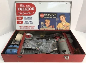 Gilbert Erector The Cape Canaveral Set 10211 1959 Non-working Motor *LESEN* - Bild 1 von 18