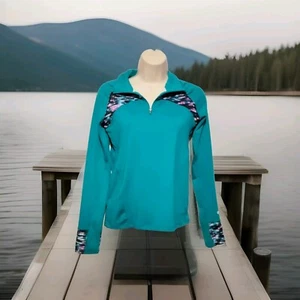 Champion Brand Exercise Sweatshirt For Young Girls Size L10-12 Color Blue - Picture 1 of 10