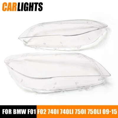 Headlight Headlamp Lens Cover Right & Left Side New Fit For BMW 7 Series F01/F02 Foto 1 de 4
