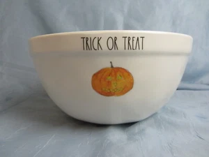Rae Dunn Halloween Schale Trick or Treat Kürbis Melamin Neu Jack-O-Lantern - Bild 1 von 6