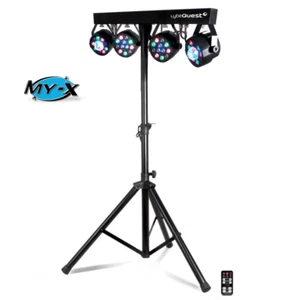 Lytequest X-Performer Bar - Kit Effetti Luce con Supporto a Treppiede DMX 4 Fari - Foto 1 di 8