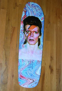 Pistolas de bolsillo PINTADAS A MANO David Bowie Pedros Barros tabla de skate Aladdin - Imagen 1 de 6