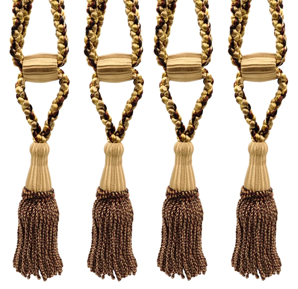 Corbata borla DÉCOPRO, longitud de cable ajustable, color # PR16 [Juego de 4] Foto 1 de 1