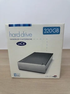 LaCie 320GB USB 2.0 P3 Hard Drive Design By F.A. Porsche 300968U - NEW Open Box - Picture 1 of 9