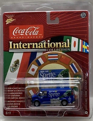 Johnny Lightning Coca Cola 1999 GMC 2500 Savana Van Sprite Diecast Costa Rica - Image 1 of 3