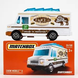 2022 Matchbox Power Grabs #35 Chow Mobile™ II WHITE | FAMOUS BURGER | FSB - Picture 1 of 2