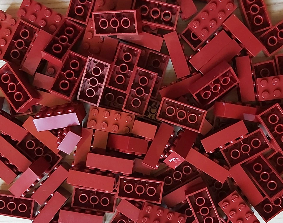 LEGO 100 Bausteine Steine bricks 2x4 weiß white 3001 basic classic NEU