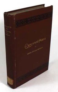 1907 Edwin Styles Metcalf VOLUME ESSAYS & POEMS-SCARCE-poetry - Bild 1 von 5