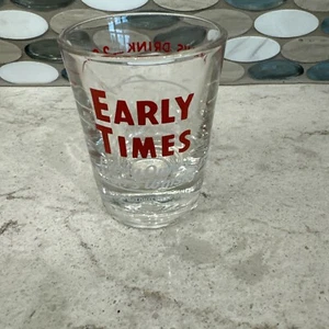 Early Times Texas 2 Oz Short Jigger Bourbon Whisky Whisky Glas Vintage - Bild 1 von 5
