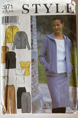 Style 2971 Sewing Pattern Misses Dress Skirt Pants Jacket Top Size 8-18 SIMPLICI - Image 1 of 2
