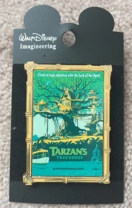 Póster de atracción Disney WDI Imagineering HKDL Pin Casa del árbol de Tarzán NOC - Imagen 1 de 1