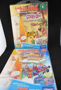 New Whizware Scooby-Doo & Spider-Man for Vtech Whiz Kid Learning System - Picture 1 of 6