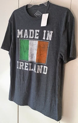 Camiseta Made In Ireland Grande Nueva Con Etiquetas Bien Usada Compañía Los Ángeles Foto 1 de 4